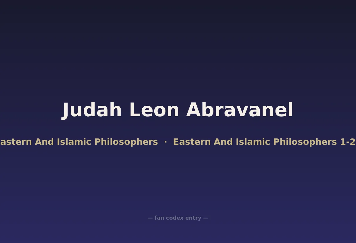 Judah Leon Abravanel