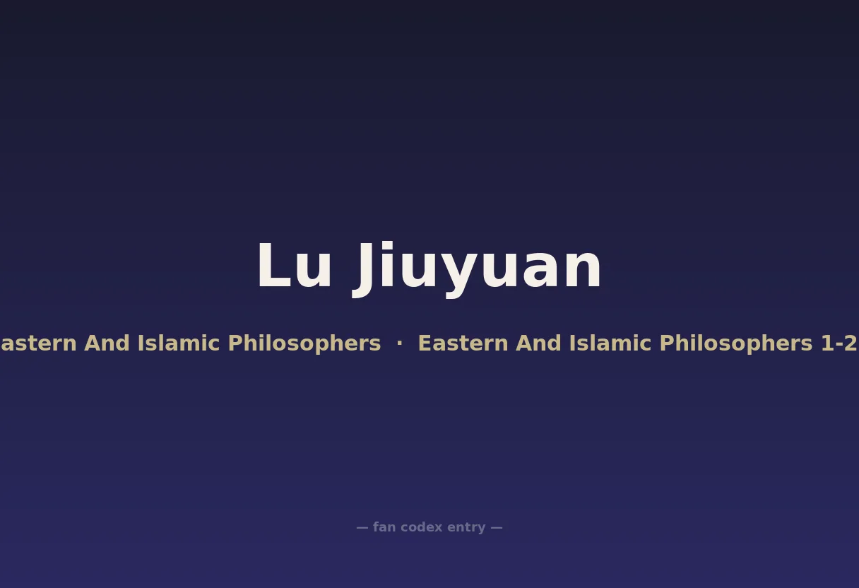 Lu Jiuyuan