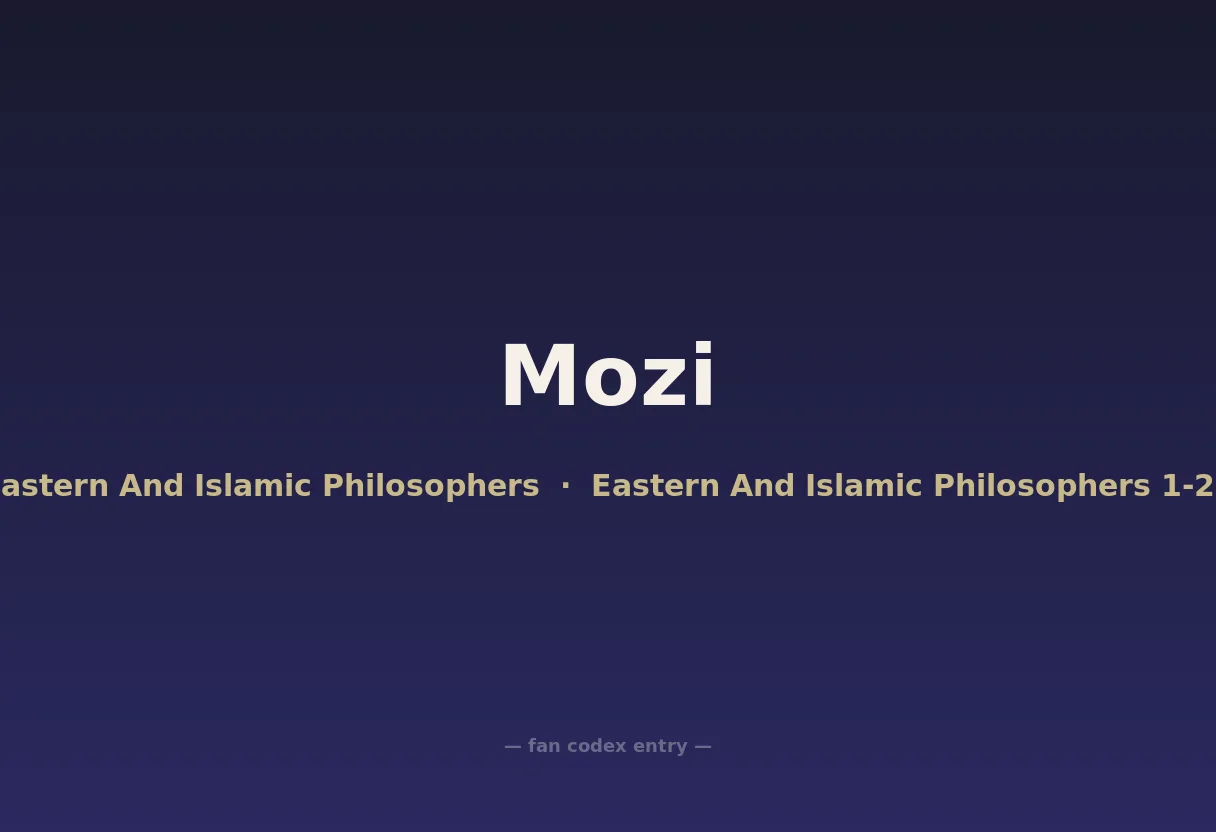 Mozi